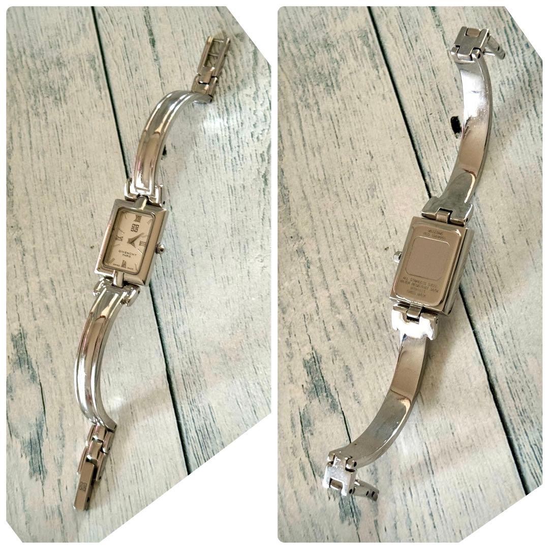 GIVENCHY Wristwatch Bangle Silver Ladies Size 1to7cm Model