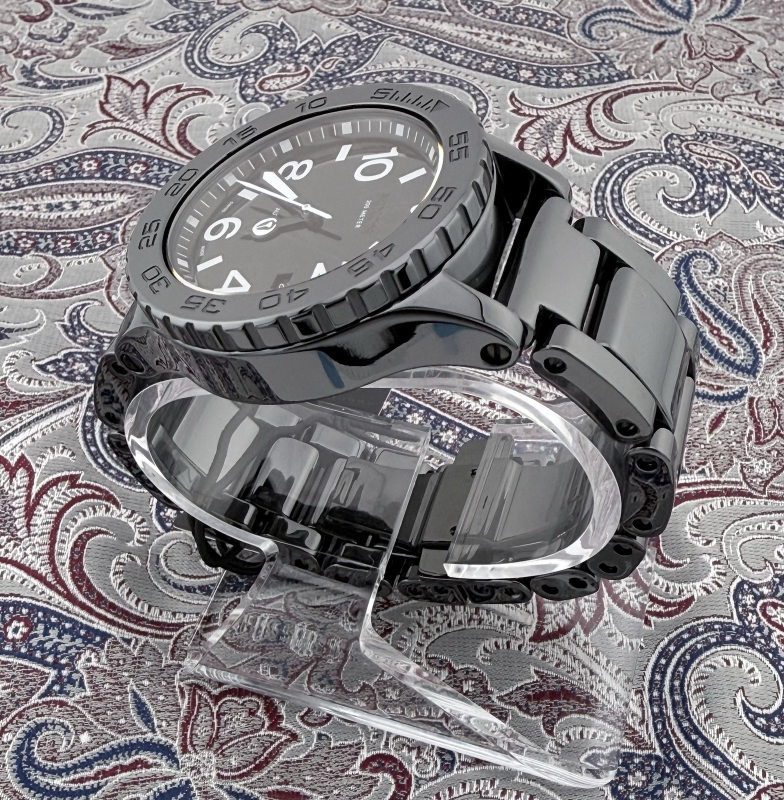 NIB Nixon Ceramic 42-20 Lefty Automatic Black A148-001 – Discontinued