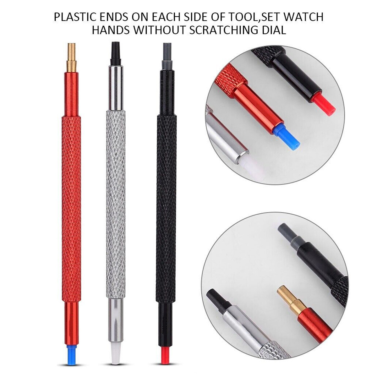 3x Watch Hand Pressers Watch Hand Pusher Fitting Set Watchmakers Repair Kits /US