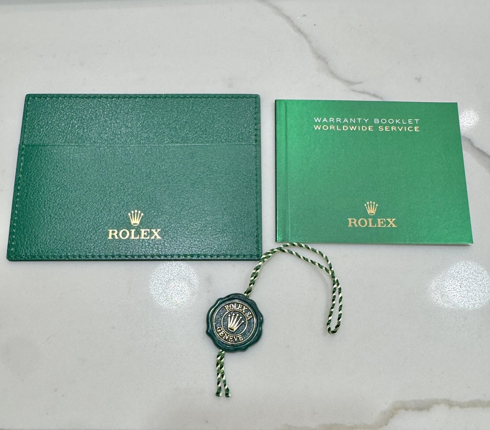 Genuine New Style Rolex Card Holder Guarantee Manual Booklet And Tag 2020 – NOW