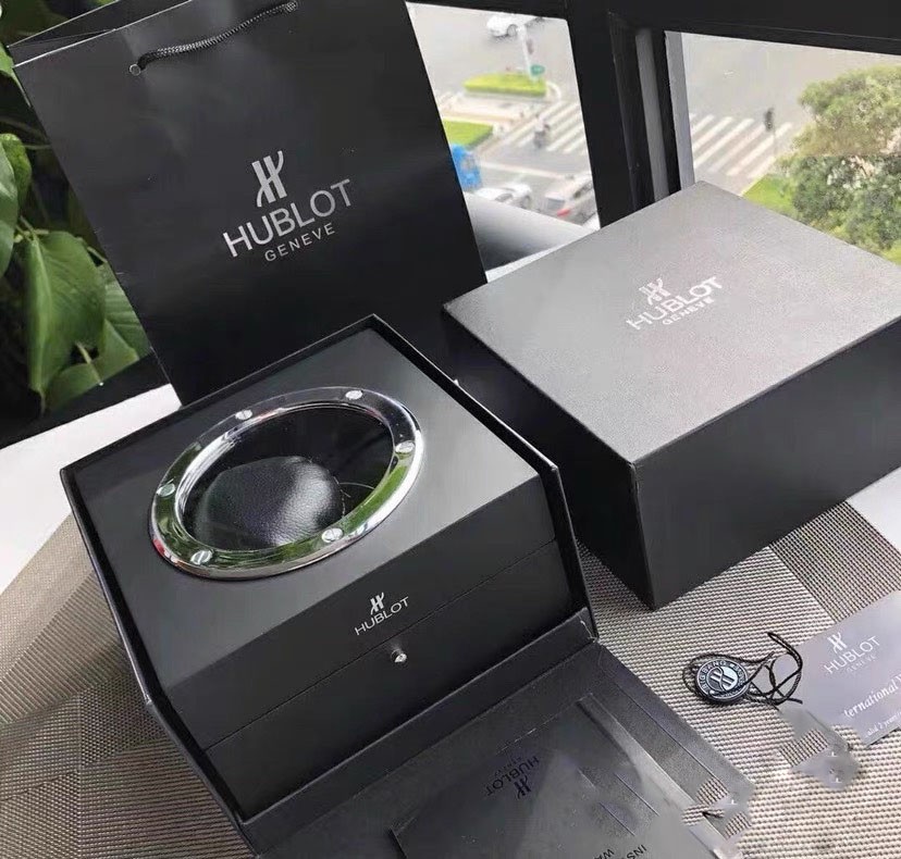 Genuine Hublot Watch Presentation Box Case, Pad, Instruction Manual. 565