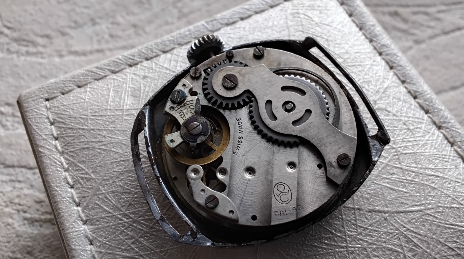 Swiss antique Oris military trench watch for parts, restoration