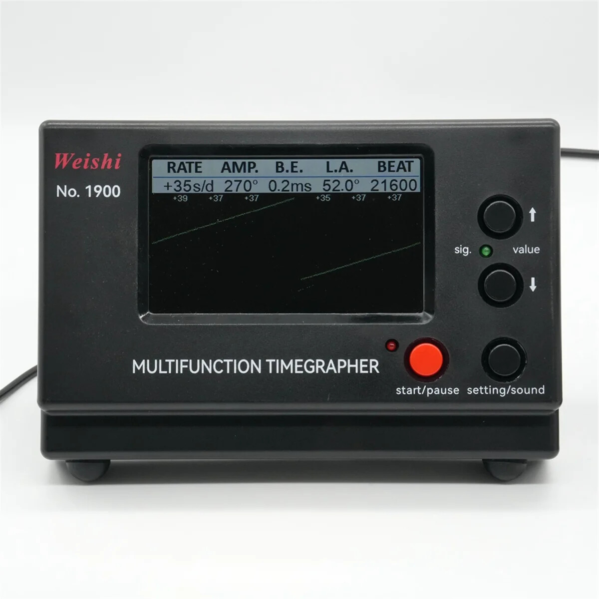 WeiShi US Plug No.1900 Timegrapher Watch Testing Tool Watch Tester for Repairers