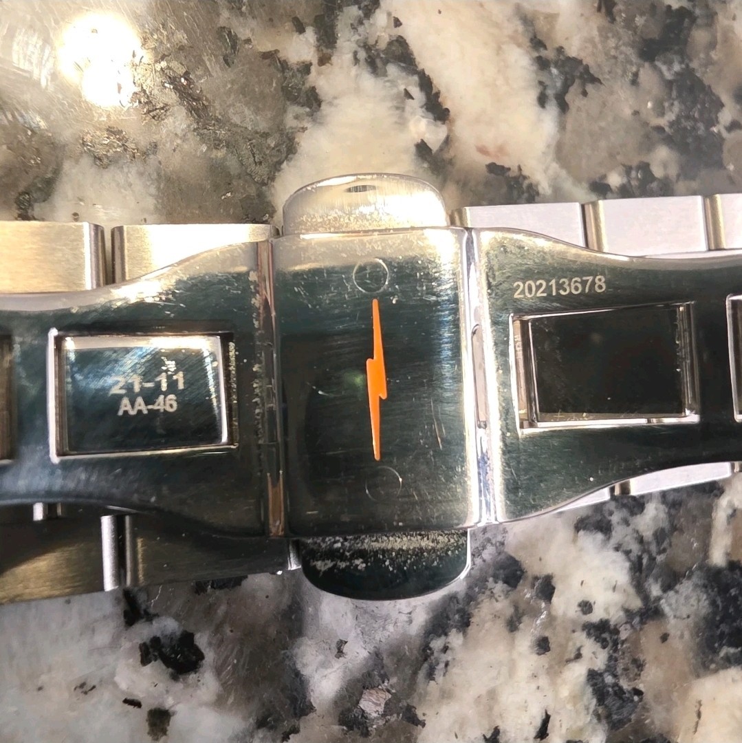 Shinola 20mm Stainless Steel 3-Link Bracelet READ Damaged