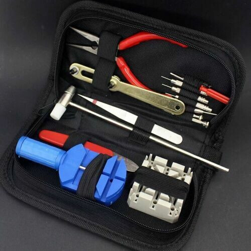 Watch Repair Kit Professional Watchmaker Back Case Remover Opener Battery Replac