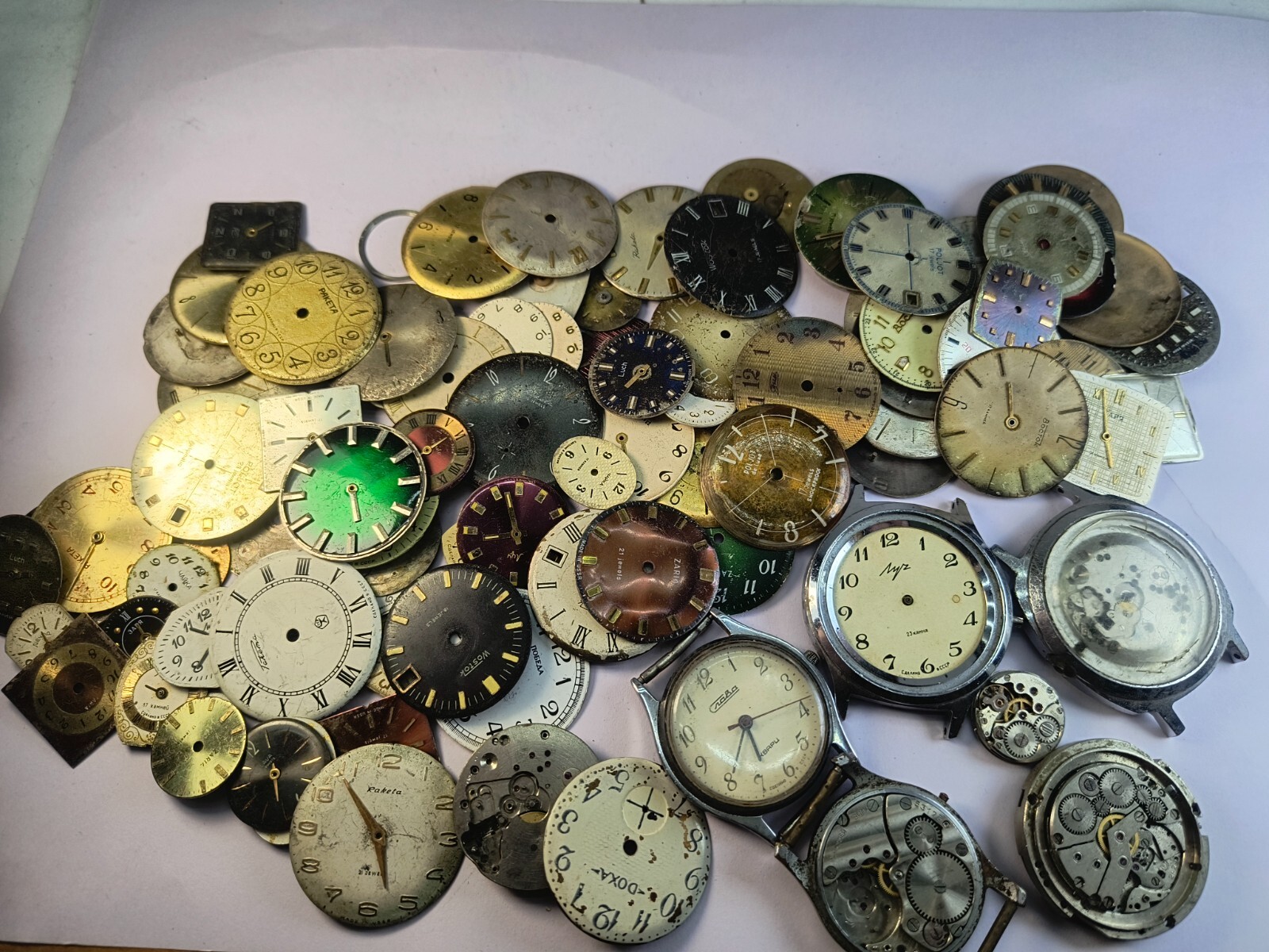 300g Vintage Steampunk Watch Dials, Mechanisms, Vintage Watches, Jewelry Repair