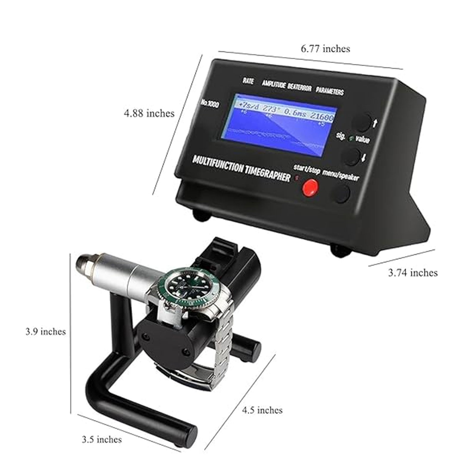 No.1000 Weishi Timing Timegrapher Accuracy Mechanical Watch Tester Calibrator aa