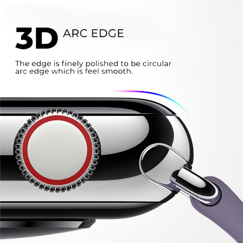 Band Strap +Screen Protector For Apple Watch 7/SE/6/5/4/3/2 iWatch 44/42/40/38MM