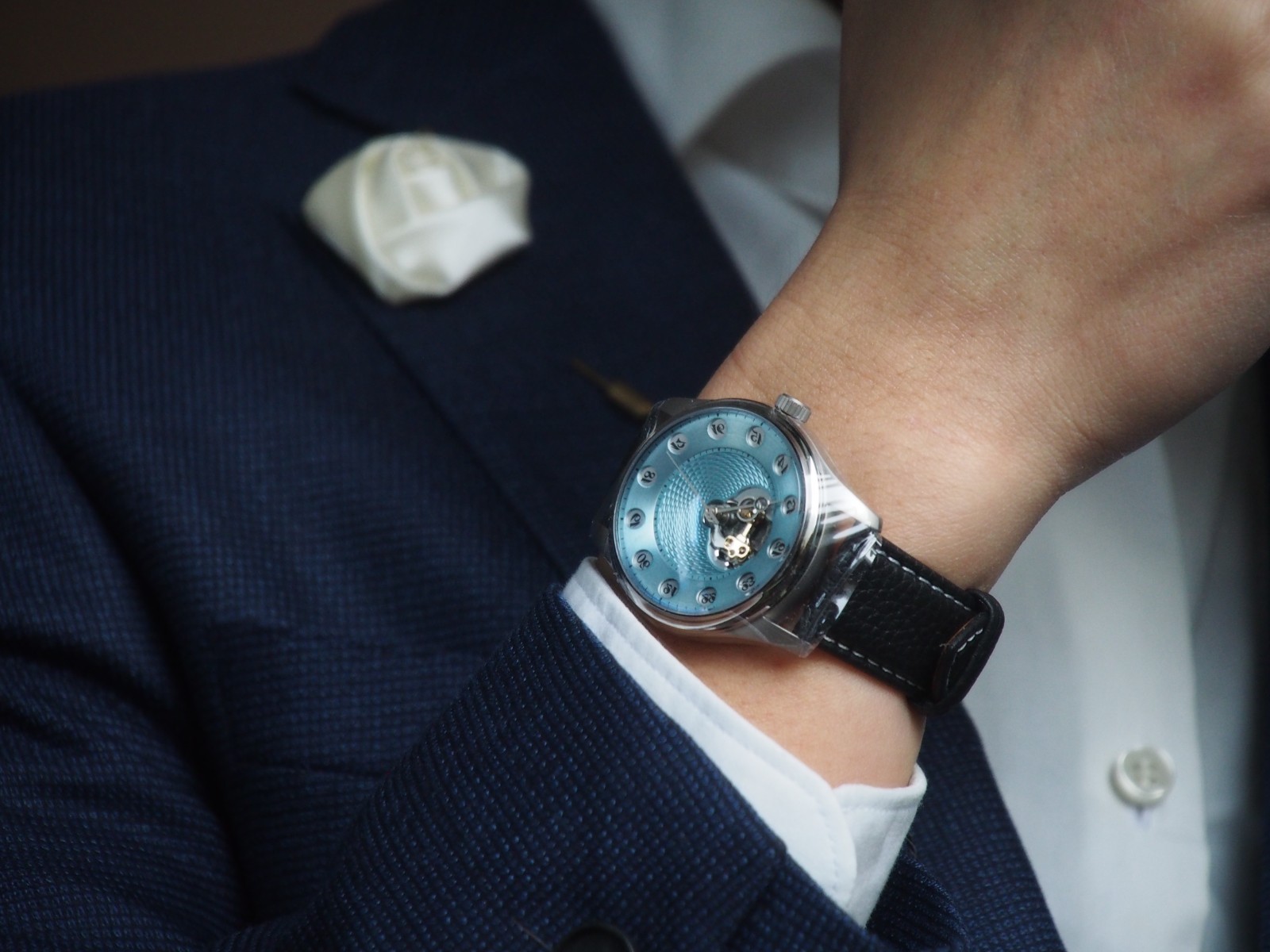 OLTO-8 Chrono Gate Jumping 24-Hour Dial Vintage Inspired, EU Warehouse