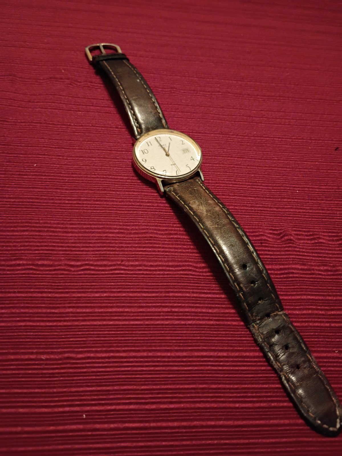 Timex Vintage Quartz Men’s Watch Date, Functional And Working