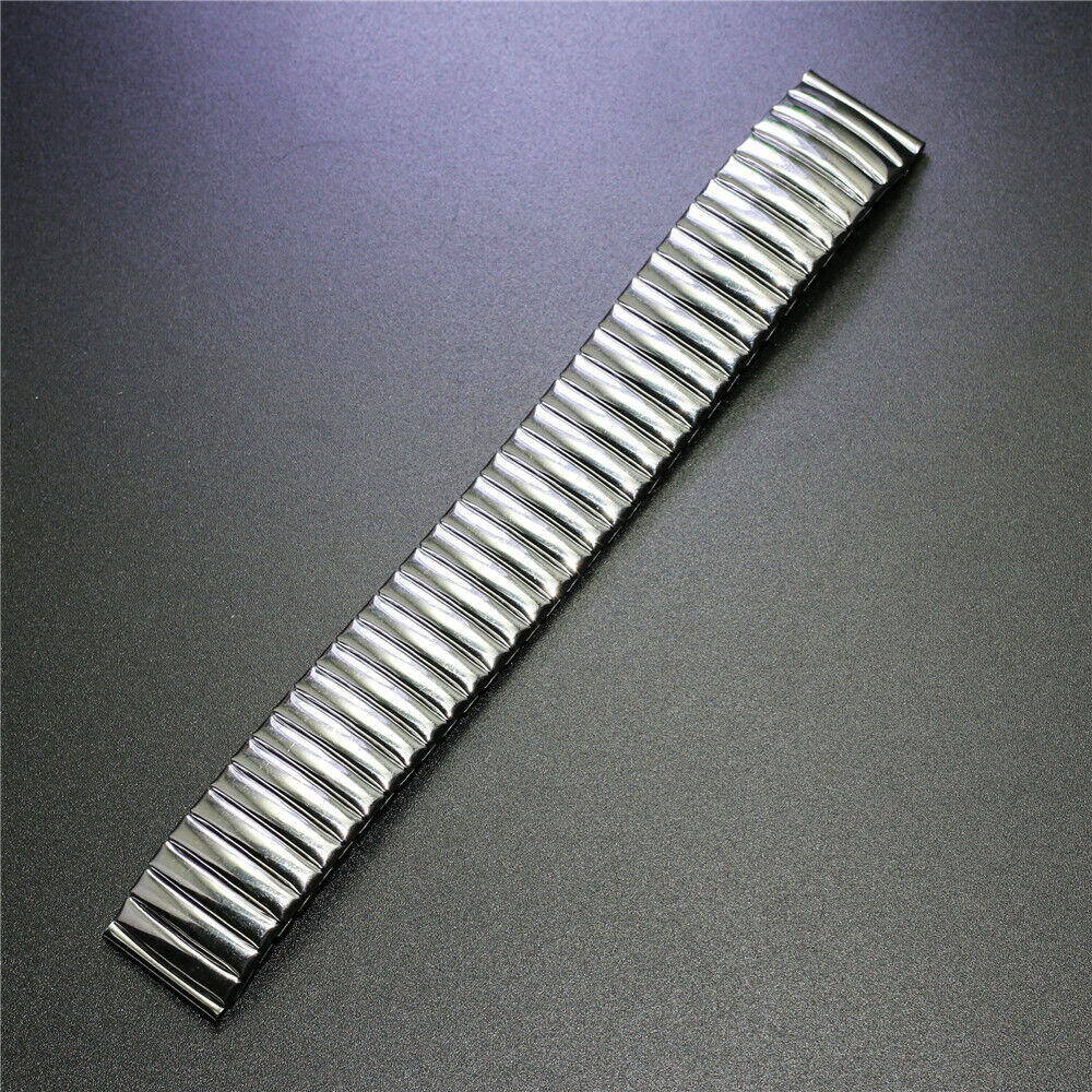 12 – 22mm Stretch Expansion Spring Stainless Steel Watch Band Strap Bracelet USA