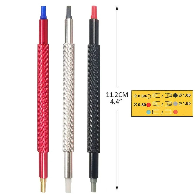 3pcs Watch Hand Presser Tool Set Stainless Steel Repair Kit For Watchmaker – NEW