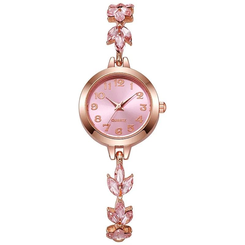 Luxury Women Quartz Watch Elegant Rhinestone Bracelet Reloj Mujer Gift