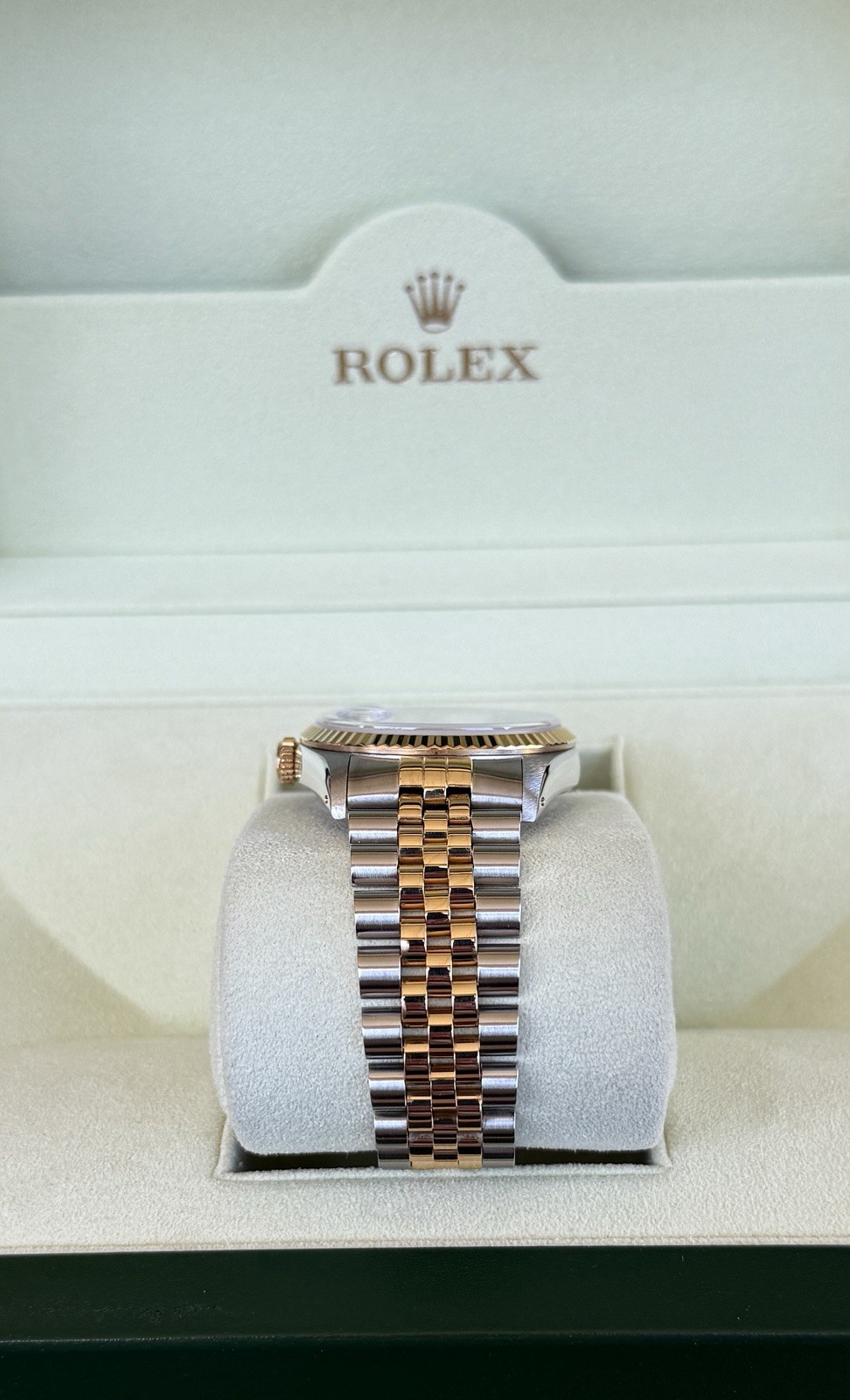 1990 Rolex DateJust Two Tone 18k Gold Jubilee 36mm Black Anniversary Dial 16233
