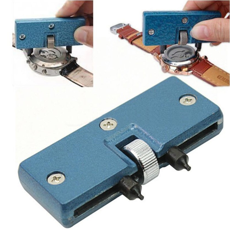 Watch Back Case Opener Tool –Adjustable Repair Kit for Watch Battery Replacement