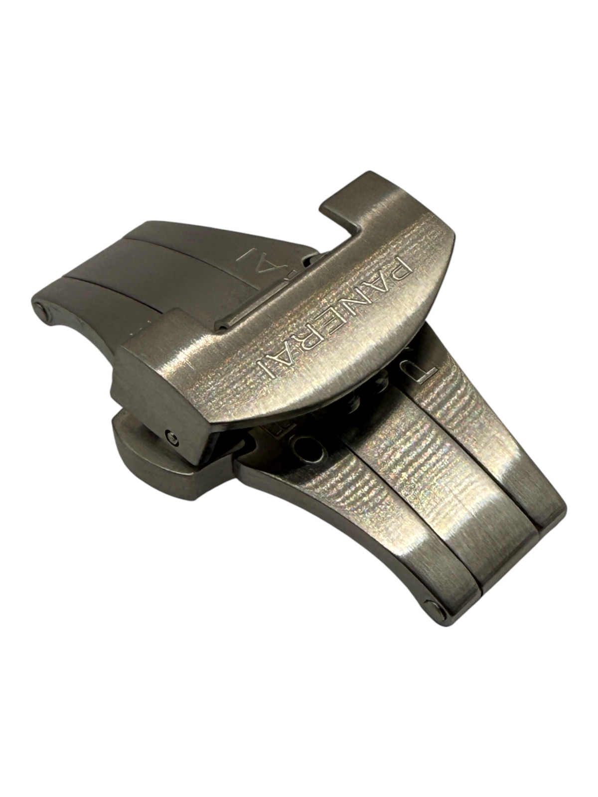 Panerai 22mm Folding Deployment BDR Buckle Clasp Brushed Steel Swiss OEM