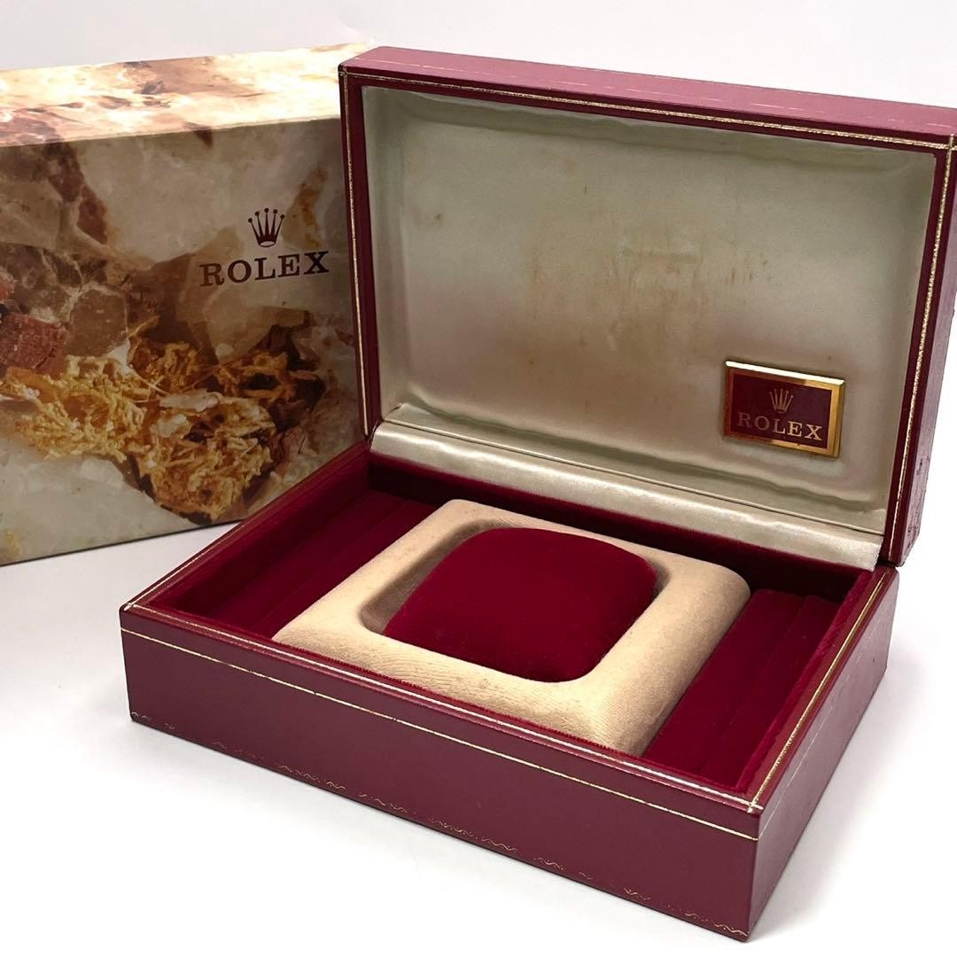 Rolex Gold Solid Floral Crown Embroidered Watch Beige Japan 074569