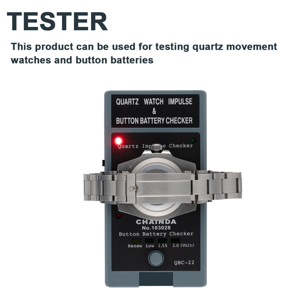 Quartz Pulsed Watch Movement Tester Watch Button Battery Level Checker Tools