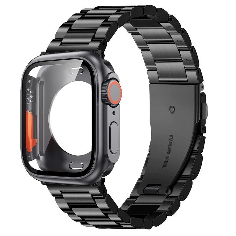 Stainless Steel Band+Case For Apple Watch iWatch 10 9 8 7 6 5 4 41/40/44/45/46mm