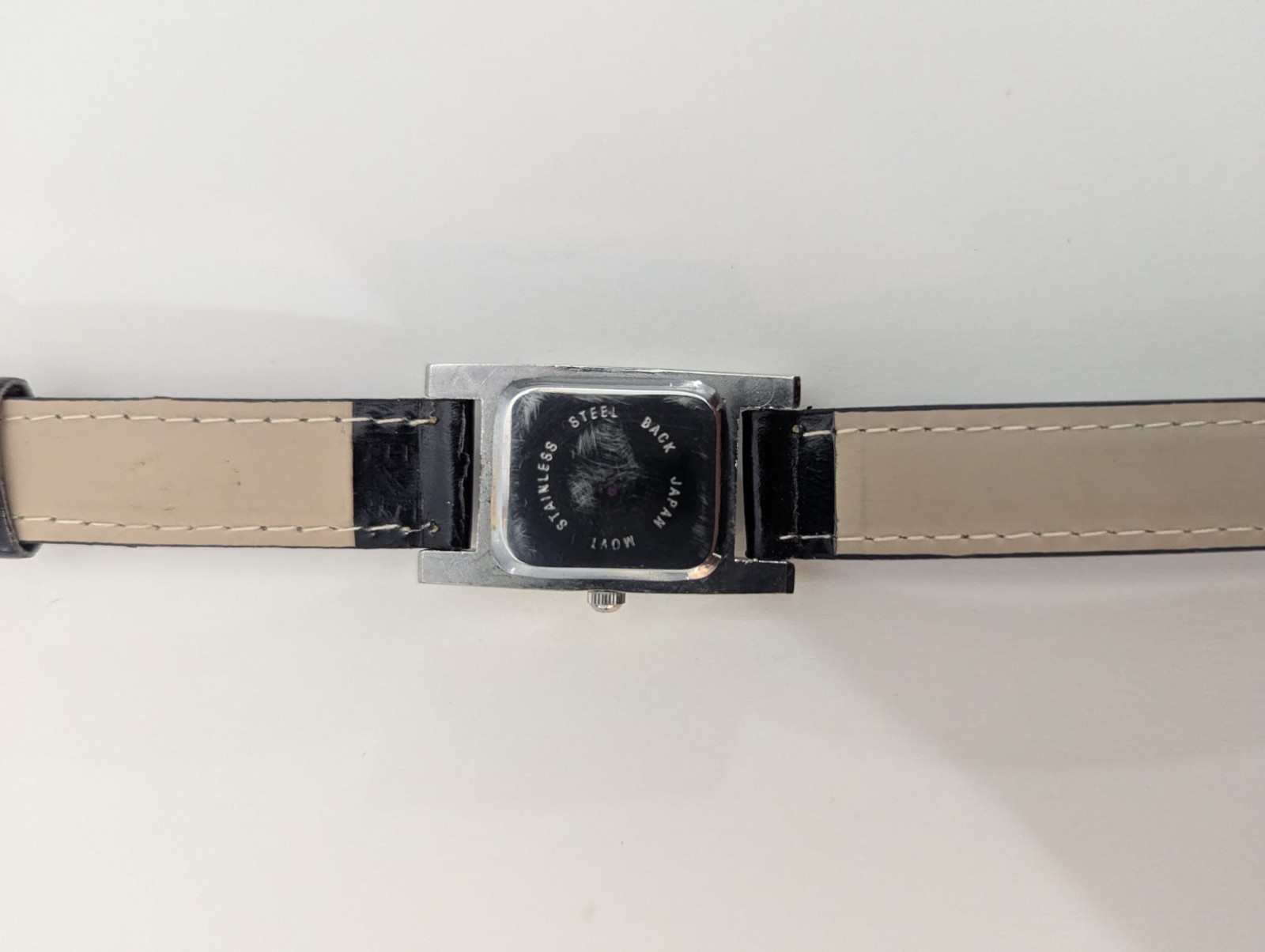 Lot of 2 Ladies Fashion Watches: Gold-Tone Round & Rhinestone Leather Strap