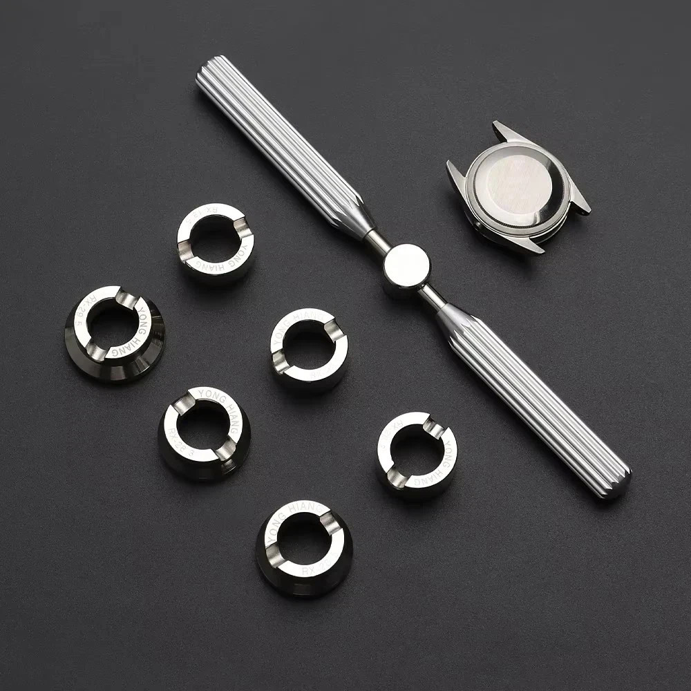 Watch Back Case Opener Tool for Rolex Tudor Repair Screw Wrench Kit