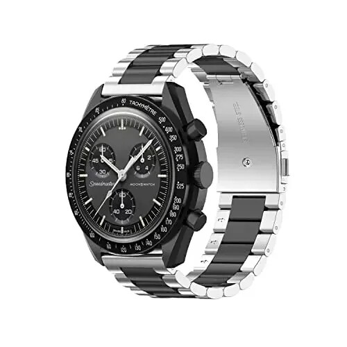 20mm Stainless Steel Strap for Omega X Swatch Joint MoonSwatch Metal Watch Band