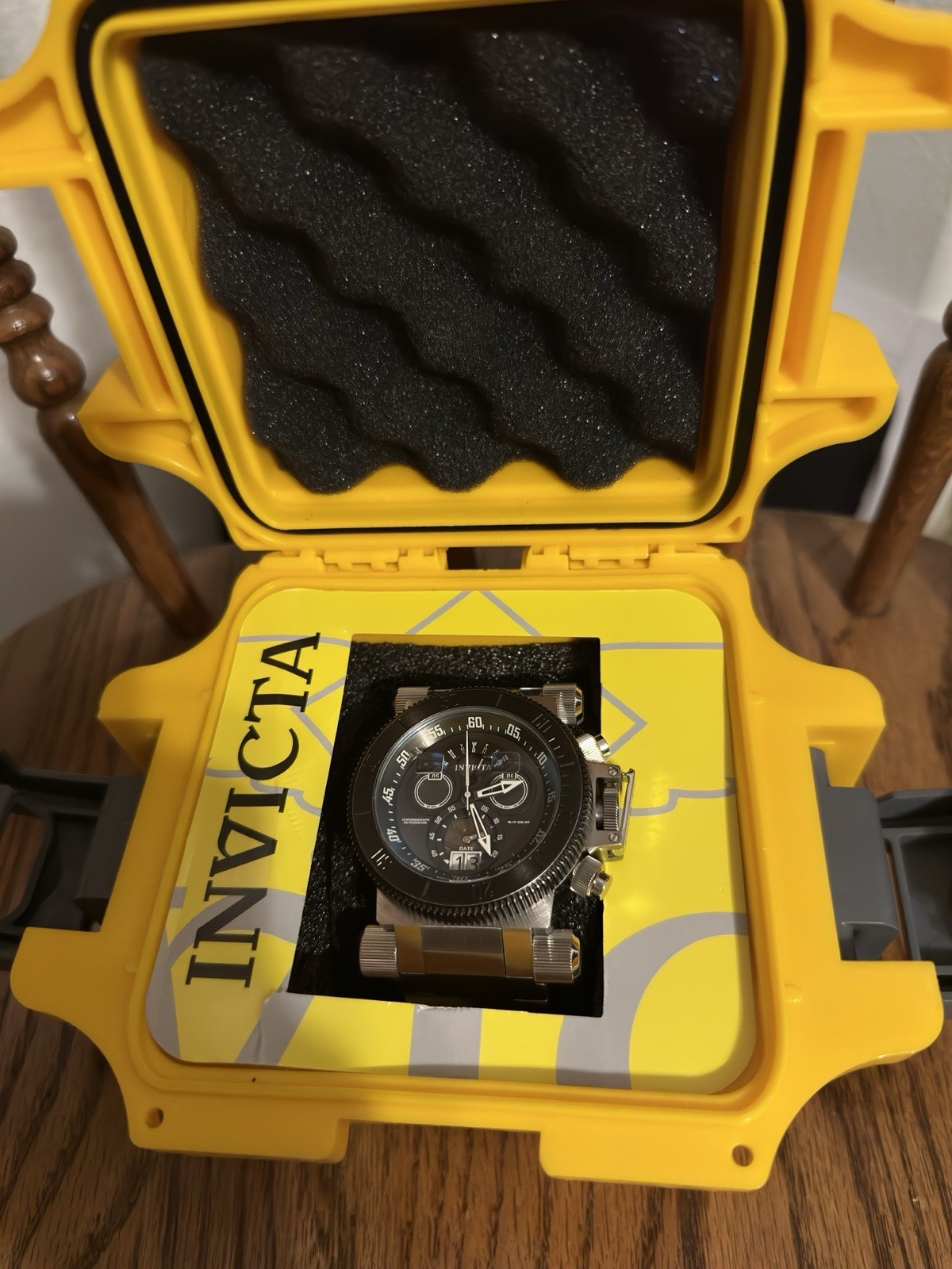 🔥CEO LOT🔥Invicta Coalition Forces 51mm Silver Gunmetal Tone Men’s Watch 17646
