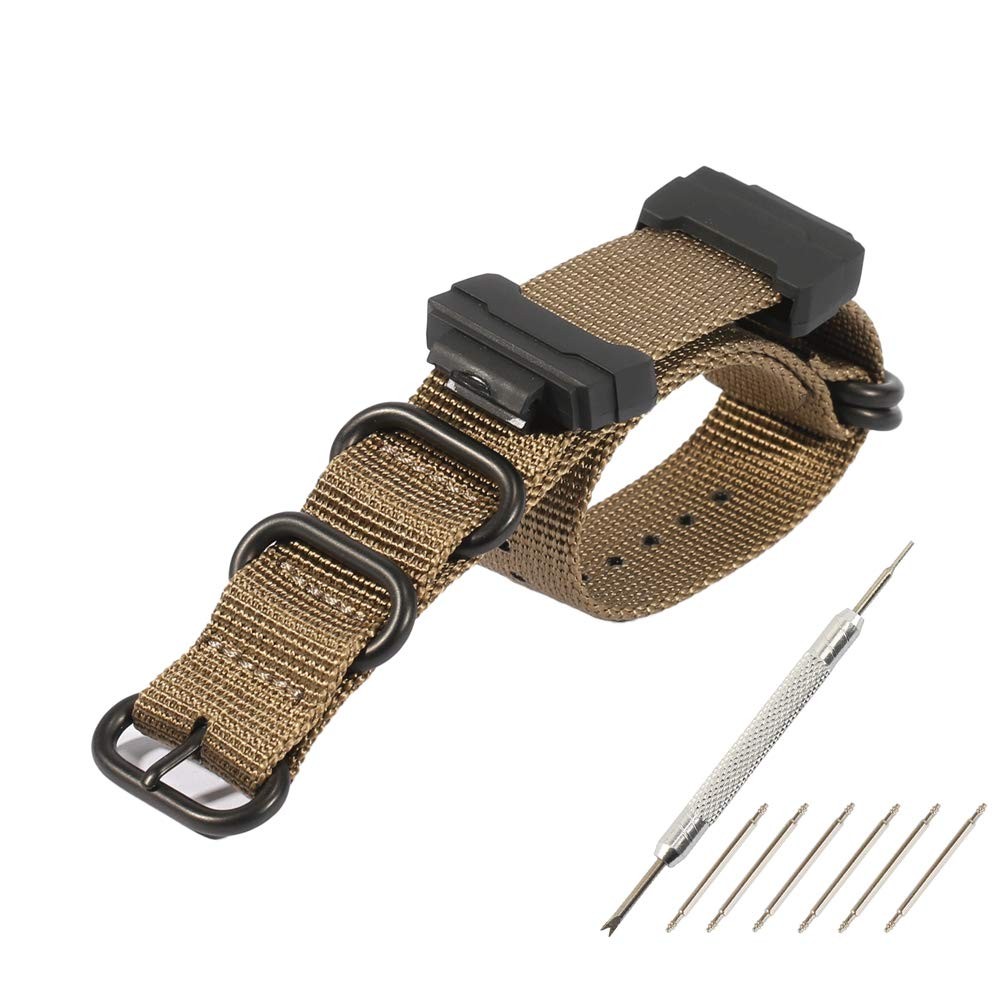 WRISTARMOR 16mm Adapters and HD Conversion RAF Nylon Watch Strap Kit Replacem…