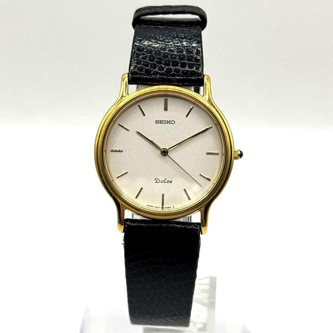 beautiful working SEIKO Dolce Quartz new battery Men s watch