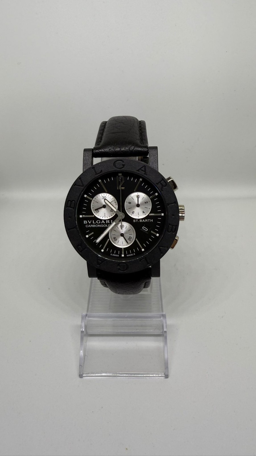 Bulgari Carbon Gold Chrono White Gold Limited Edition 865 of 999 St. Barth