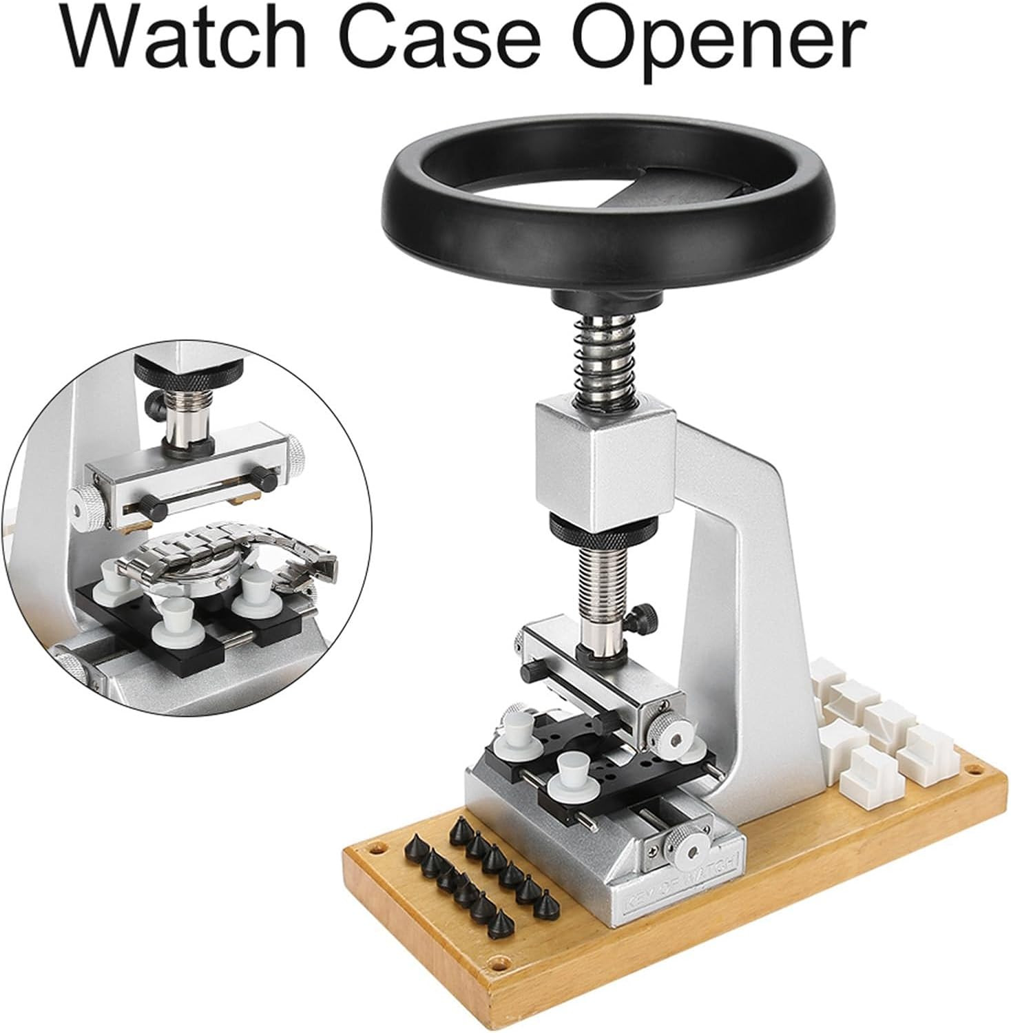 Precision Bench Watch Case Opener for Easy Wristwatch Back Removal