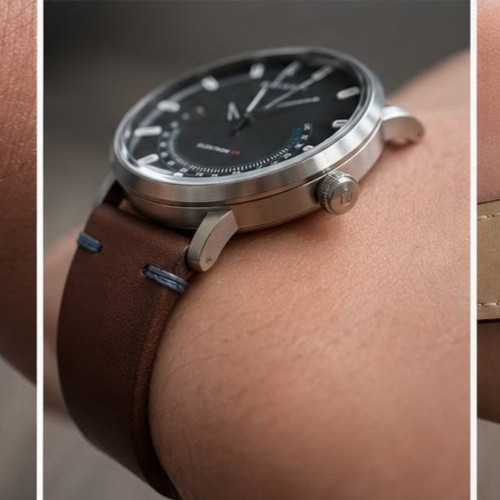 22mm Brown Italian Horsehide Leather Watch Strap Handmade Universal New