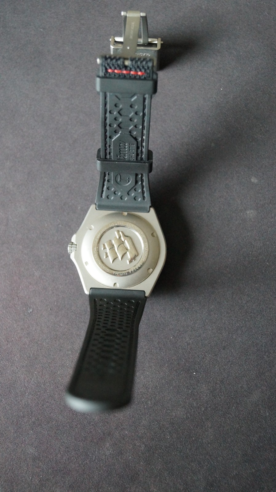 Tutima M2 Seven Seas 6151-01 Titanium black date day case 44mm 500m automatic
