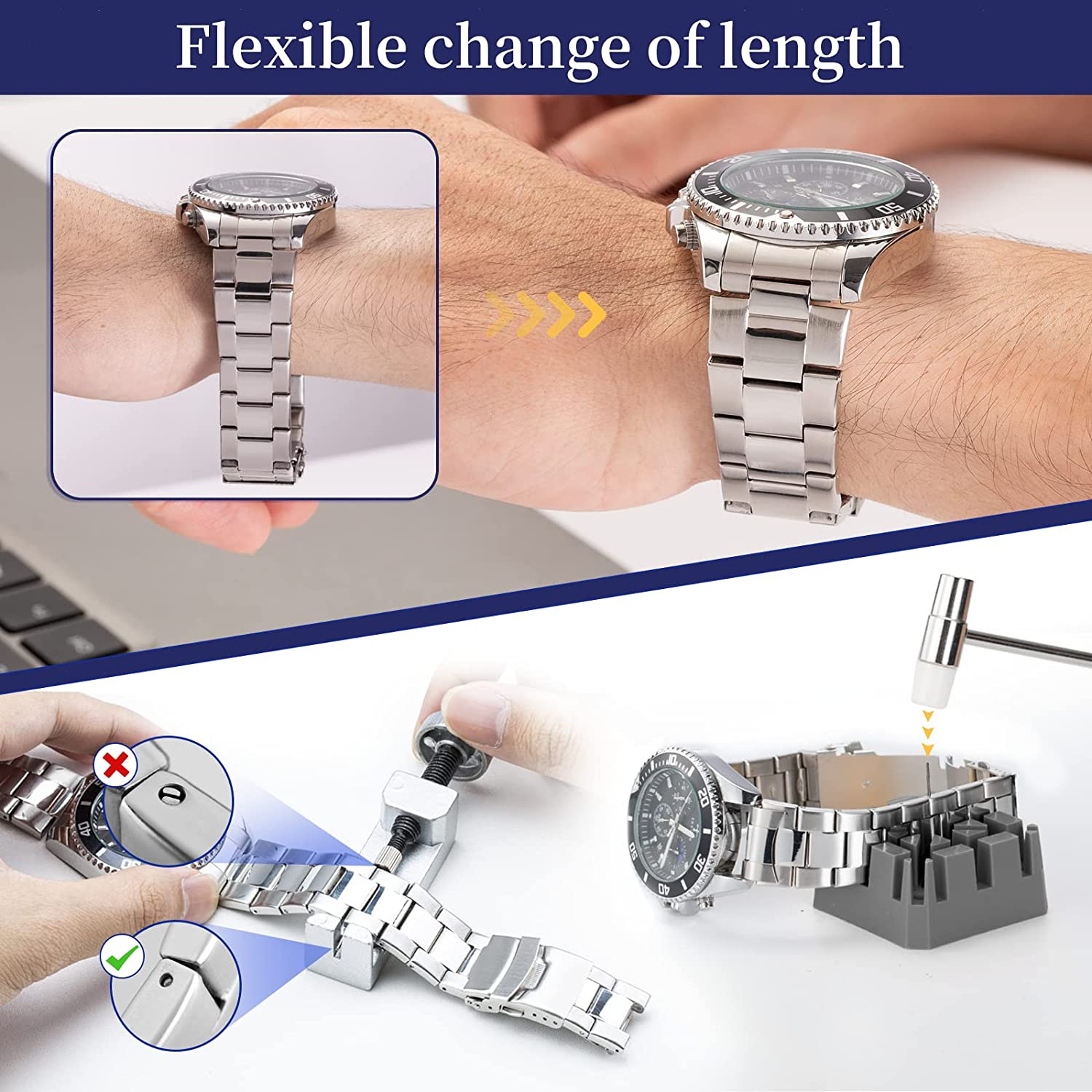 Watch Repair Kit, Professional Watch Battery Replacement Tool, Wat