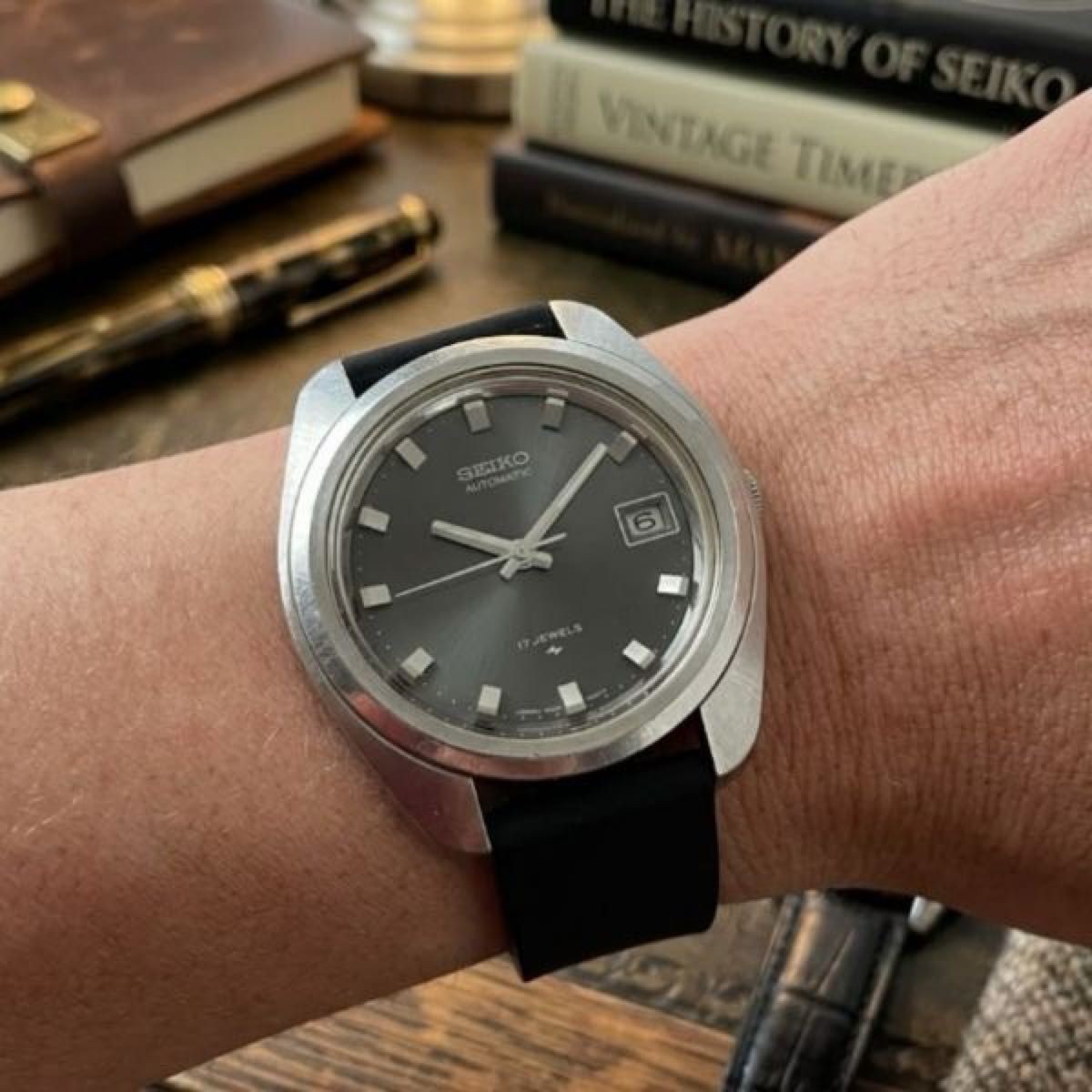 Seiko Working Manufactured November 1972 Vintage SEIKO7005 7030 17 Jewels Second