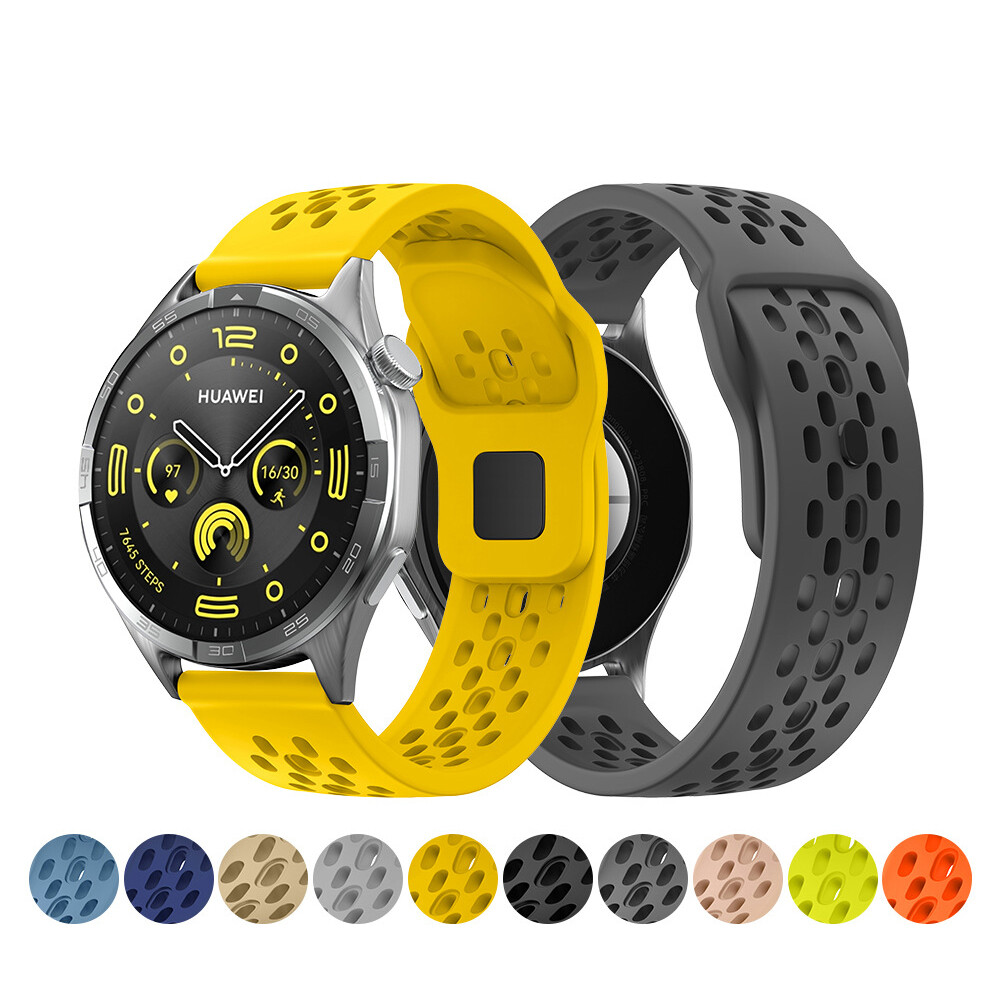 18mm 20mm 22mm Silicone Sport Breathable Watch band Silicone Strap