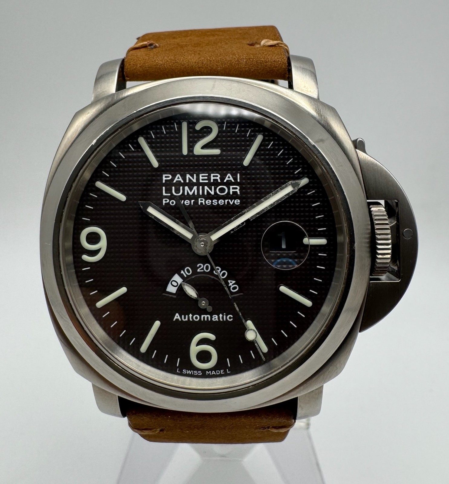 Panerai Luminor Power Reserve PAM57 Titanium Tobacco Dial 2000 (Full-Set)