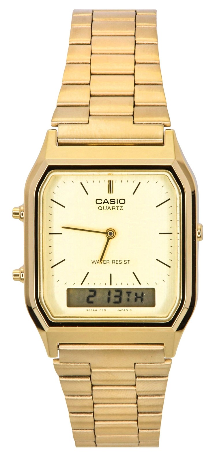 Casio Quartz Analog Digital Gold Tone Casual AQ-230GA-9DMQ Men’s Watch