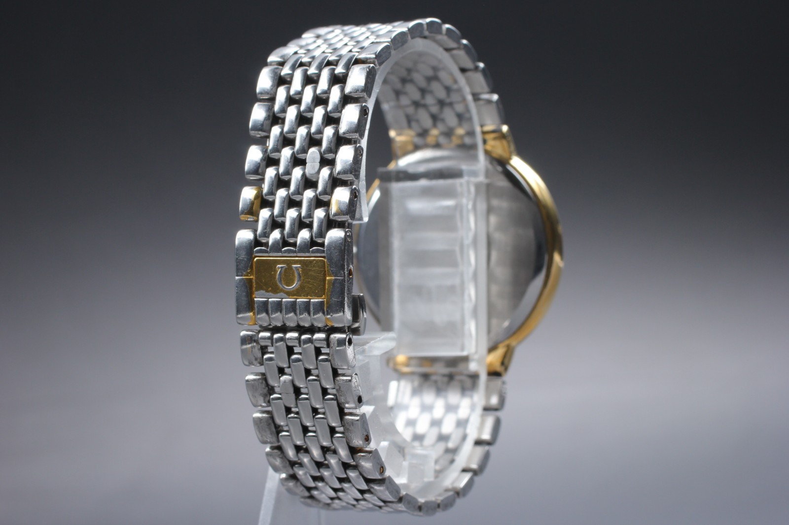 Vintage “AS-IS” Omega De Ville Cal.1430 Date Gold 33mm Quartz Men’s Watch JAPAN
