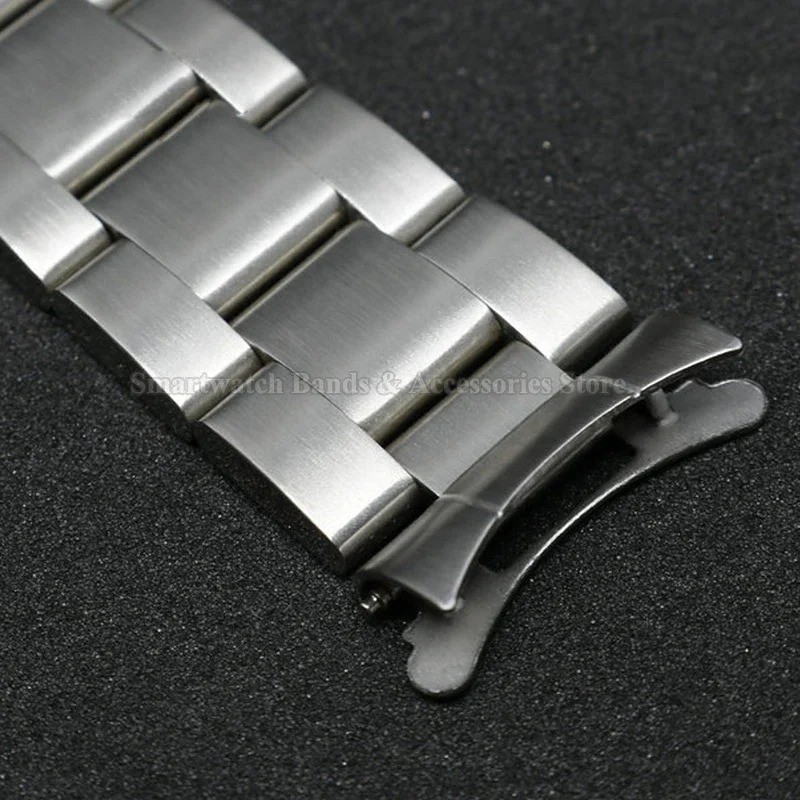Stainless Steel Curved End Watch Band Adapter for Seiko Rolex 12-24mm Connectors